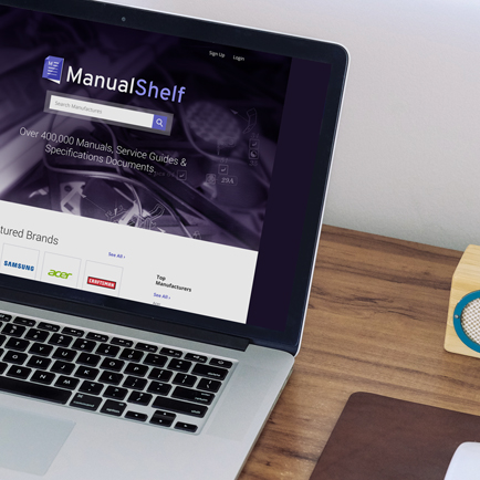 ManualShelf, Web Design
